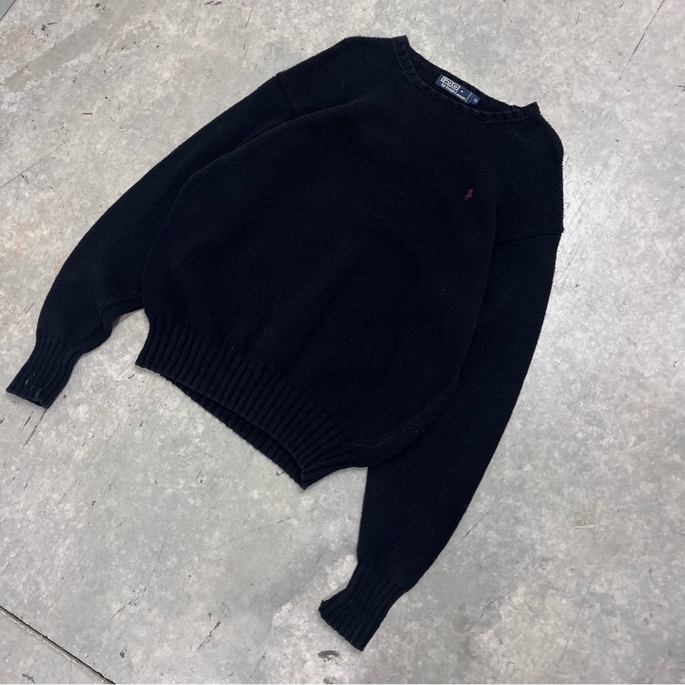 Polo Ralph Lauren Black Knit Sweater